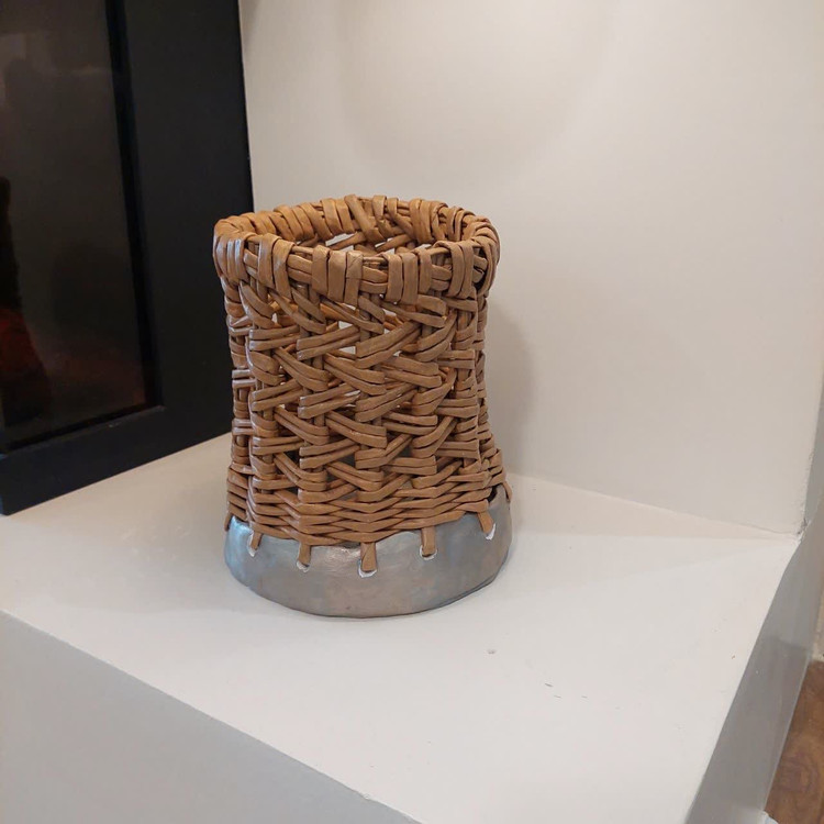 گلدان ویکرباف ضربدری